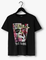 Schwarze ALIX THE LABEL T-shirt LADIES KNTTED COLLAGE T-SHRT