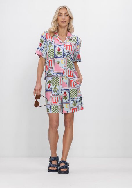 Mehrfarbige/Bunte OBJECT Kurze Hosen OBJEDIE H/W SHORTS - large