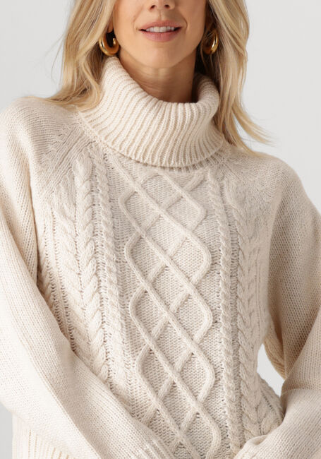 Ecru NOTRE-V Rollkragenpullover NV-ENIDE - large