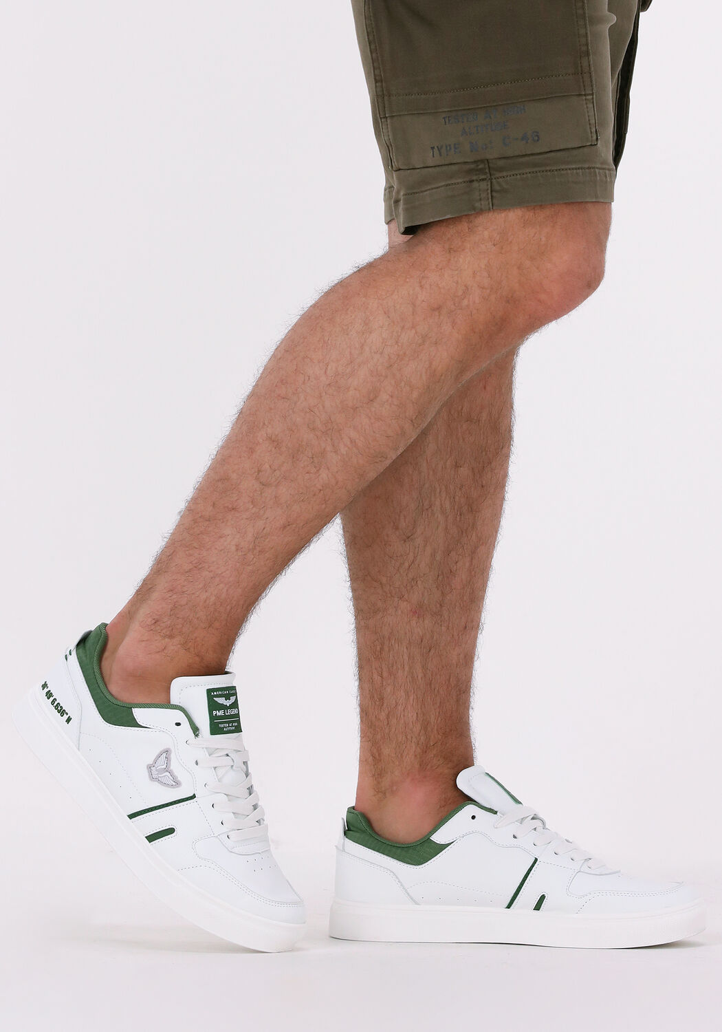 Wei&szlig;e PME LEGEND Sneaker Low CRAFTLER - large