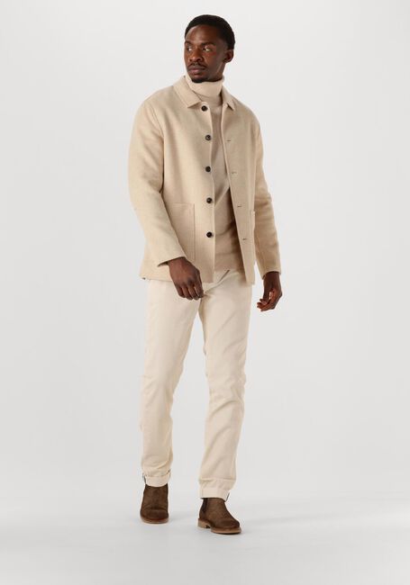 Beige PROFUOMO Pullover PULLOVER ROLL NECK WOOL BLEND - large