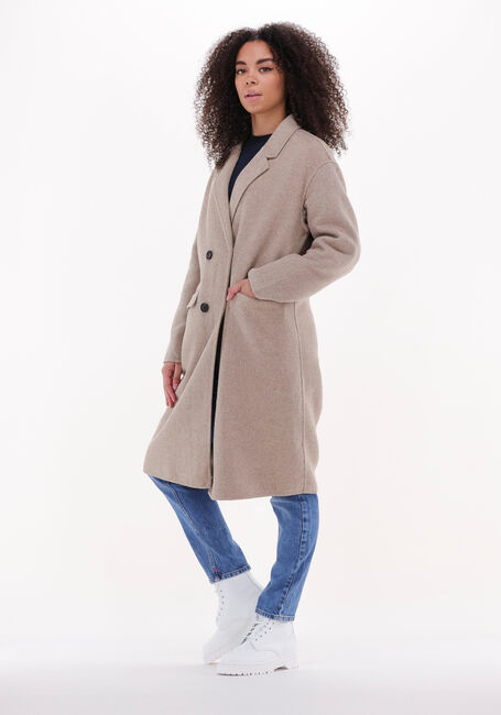 Sand SCOTCH & SODA Mäntel DOUBLE BREASTED WOOL BLEND COAT - large