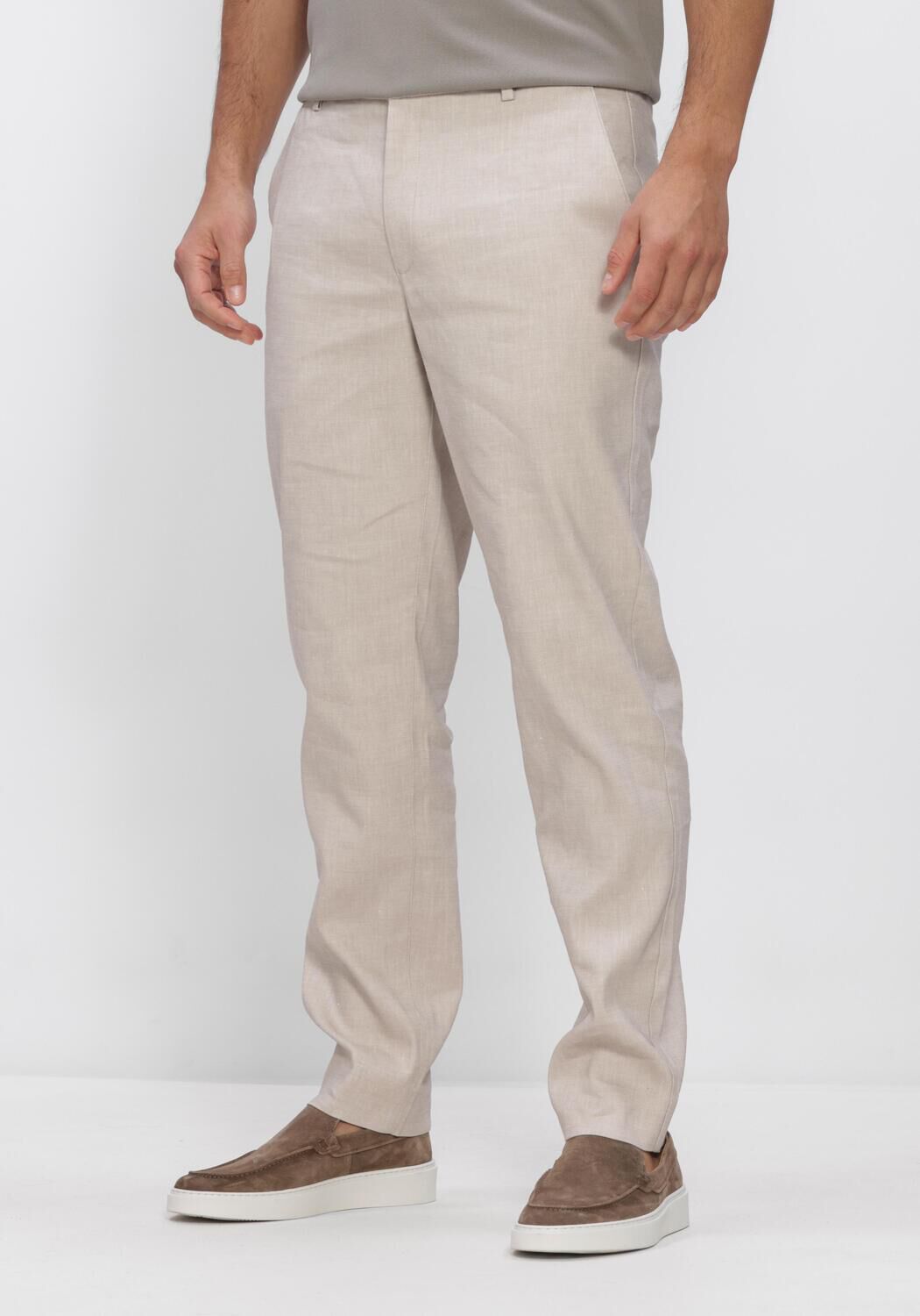 Beige PLAIN Chino ALVIN PL - large