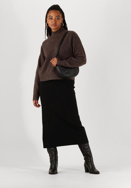 Braune NEO NOIR Pullover PAULA KNIT BLOUSE - large