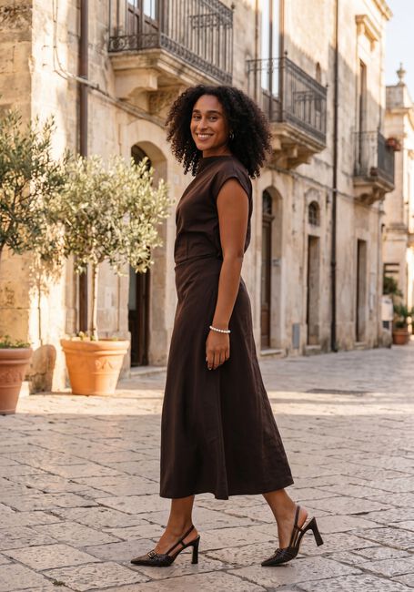 Braune BEAUMONT Maxikleid JOY DRESS - large