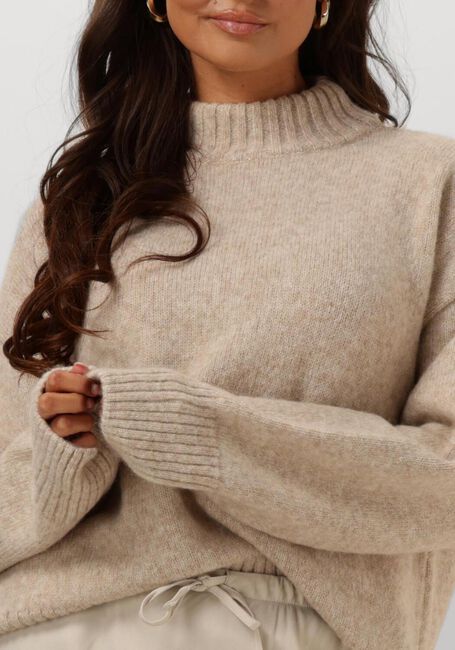 Beige SOEURS DE PROVENCE Rollkragenpullover PALOMA SWEATER - large