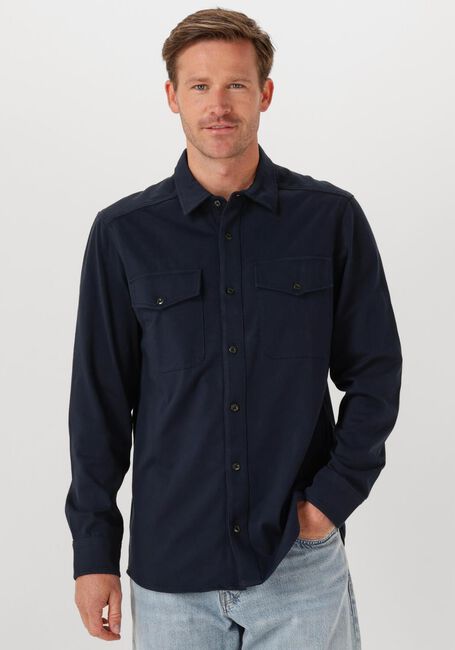 Blaue G-STAR RAW Casual-Oberhemd MARINE JERSEY SHIRT L\S - large