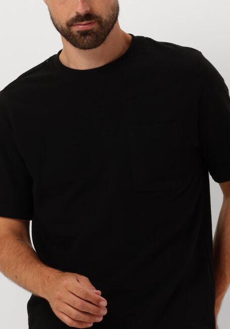 Schwarze ANERKJENDT T-shirt AKKIKKI S/S STRUCTURE TEE - large