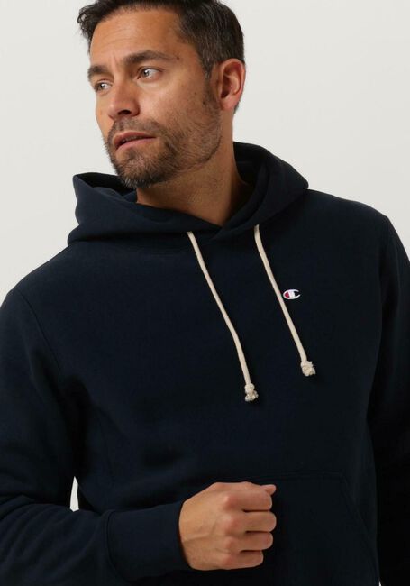 Dunkelblau CHAMPION Pullover HOODED SWEATSHIRT 217976 - large