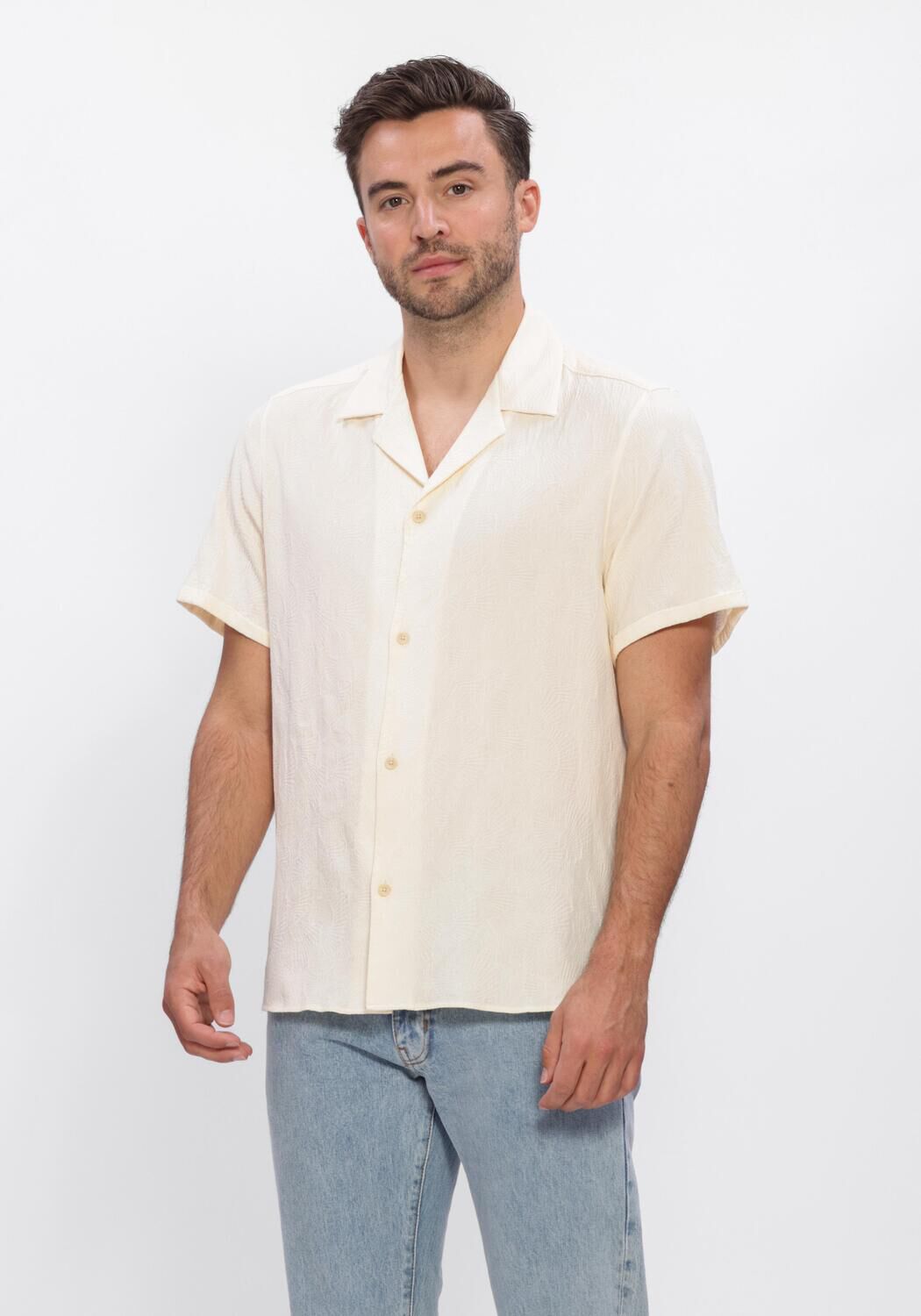 Ecru DRYKORN Casual-Oberhemd BIJAN 152305 - large