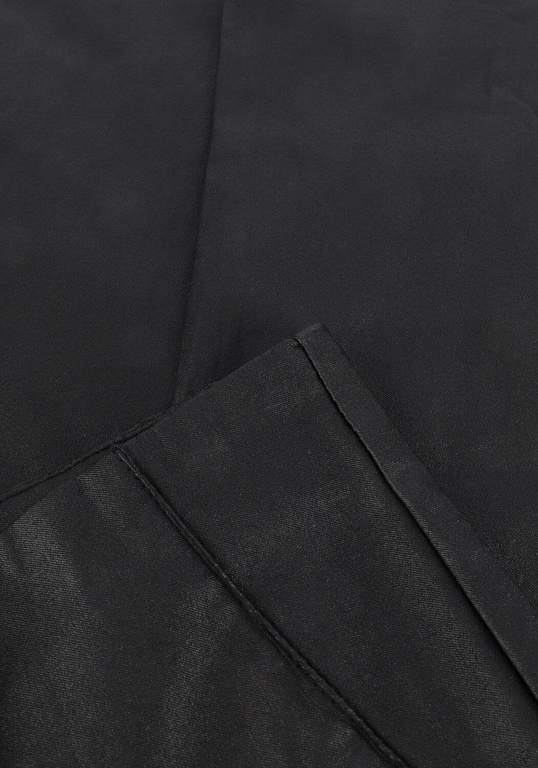 Schwarze OBJECT Legging OBJBELLE MW COATED LEGGINGS NO - large