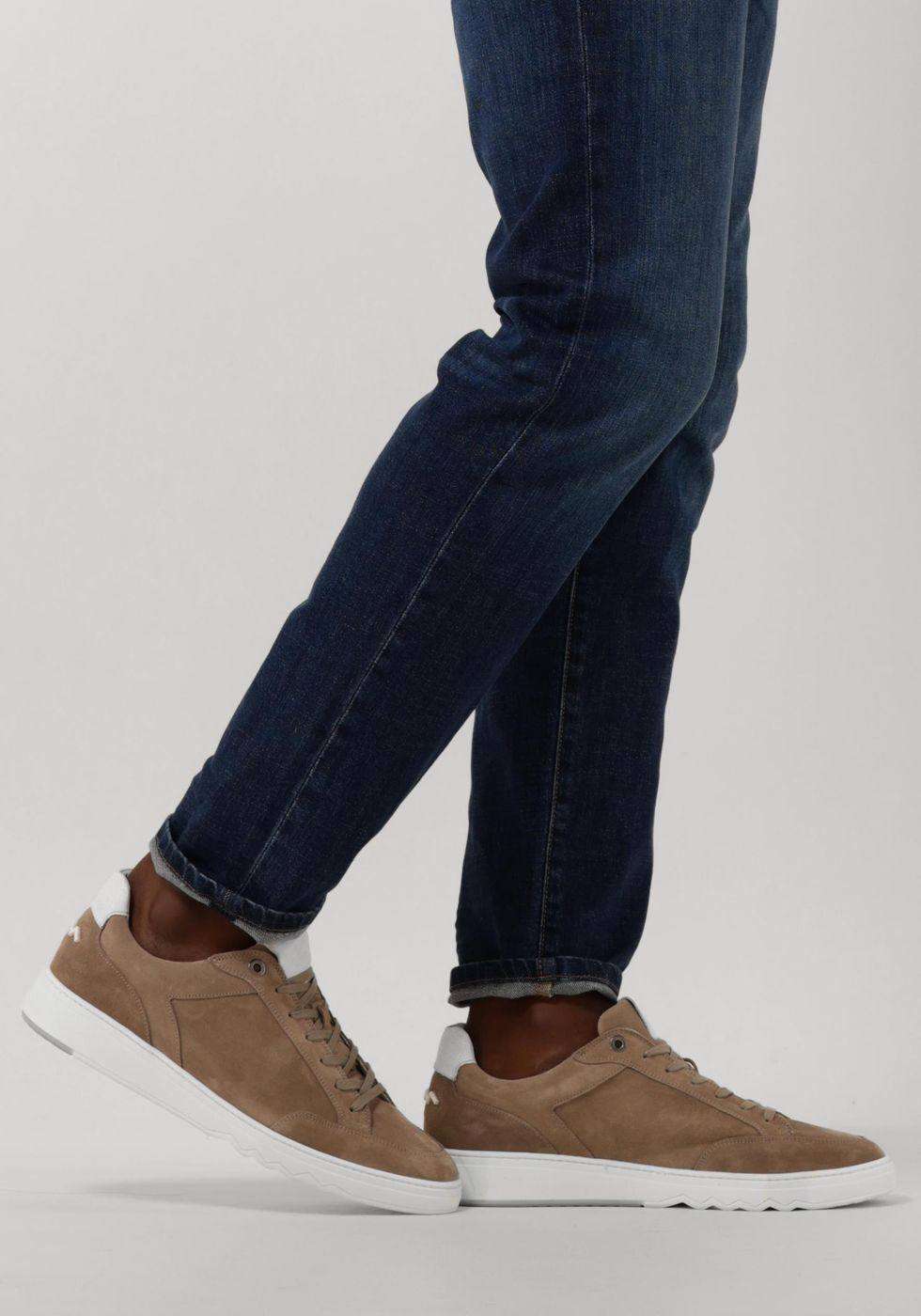 Braune FLORIS VAN BOMMEL Sneaker Low SFM-10183 KUPSTER - large