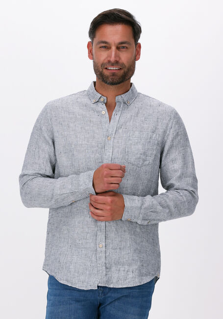 Hellgrau DSTREZZED Casual-Oberhemd SHIRT BUTTON DOWN LINEN MELANGE - large