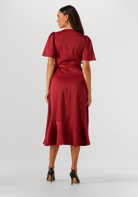 Rote Y.A.S. Midikleid YASTHEA 2/4 MIDI WRAP DRESS S. - large
