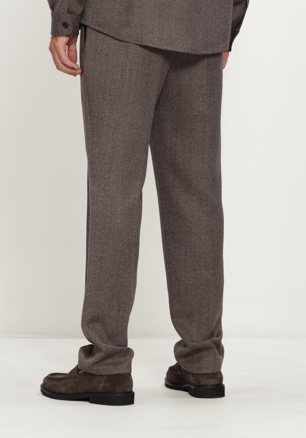 Braune PROFUOMO Hose TROUSER MOULINE - large