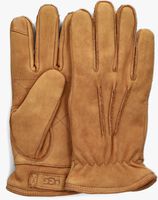 Cognacfarbene UGG Handschuhe POINT LEATHER GLOVE - medium