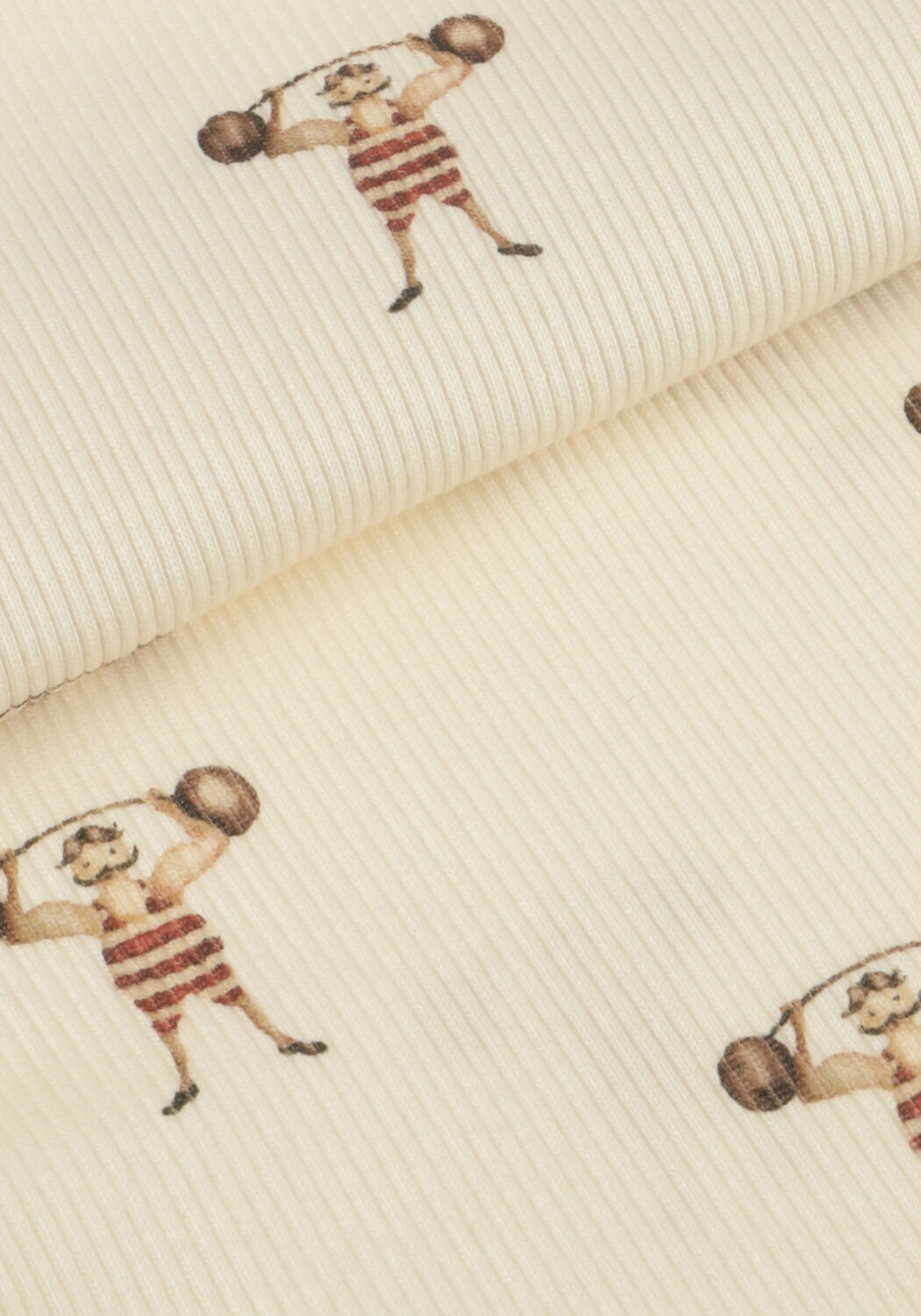 Creme LIL' ATELIER Strampler NBMLAVO ENK LS SLIM BODY LIL - large