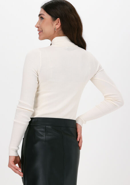 Nicht-gerade weiss NA-KD Rollkragenpullover RIBBED POLO KNITTED SWEATER - large