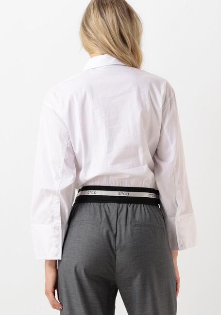 Weiße CO'COUTURE Blusen COTTON CRISP LOGO CROP SHIRT - large