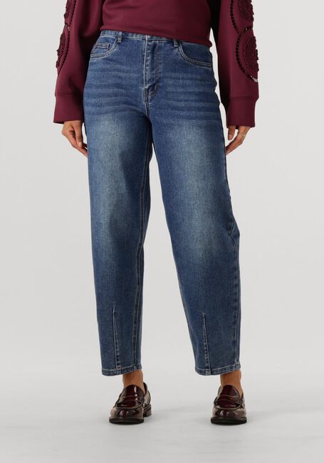 Blaue OBJECT Mom jeans OBJSAVA MW BARREL ANKEL JEANS - large