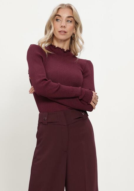 Bordeaux ROSEMUNDE Top BOSTON TURTLENECK W/ LUREX - large