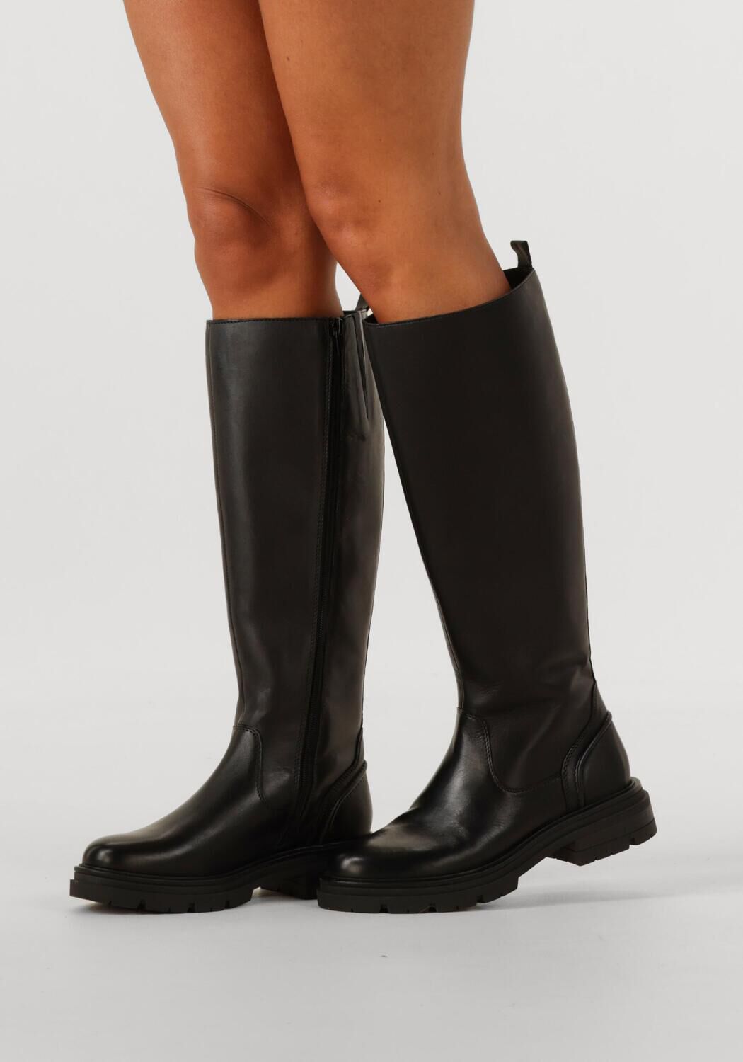 Schwarze BLASZ Hohe Stiefel JAE-15 - large