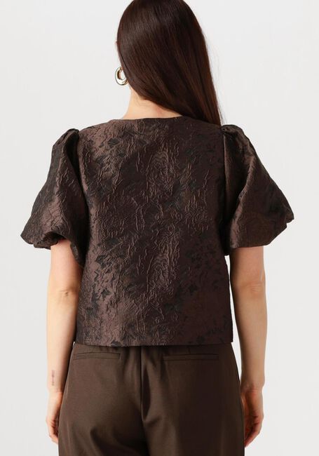Braune NEO NOIR Blusen AISA BROCADE BLOUSE - large
