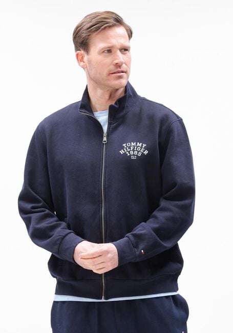 Dunkelblau TOMMY HILFIGER Sweatshirt HILFIGER ARCH STAND COLLAR ZIP - large
