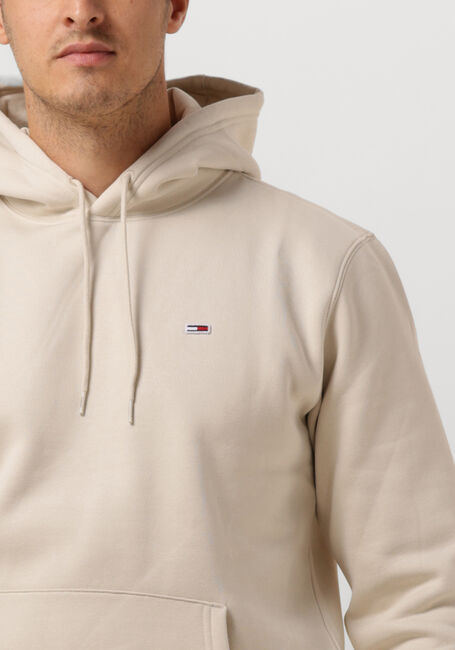 Beige TOMMY JEANS Sweatshirt TJM REGULAR FLEECE HOODIE - large