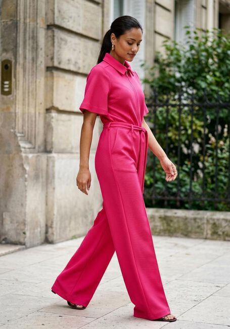 Fuchsie POM AMSTERDAM Jumpsuit JUMPSUIT BRIGHT ROSE - large