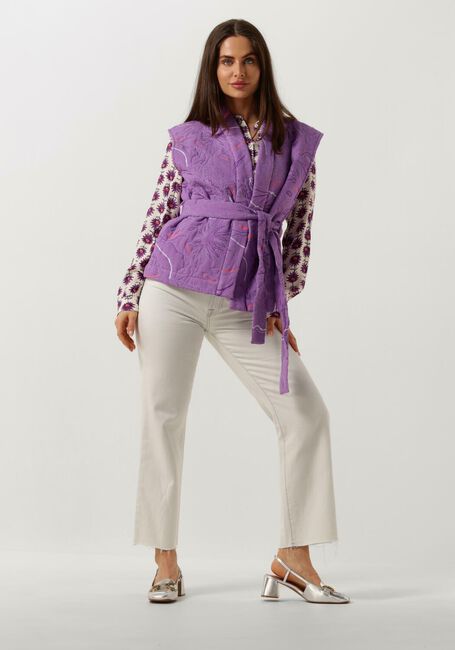 Ecru POM AMSTERDAM Blusen MILA FLOWER ECRU BLOUSE - large