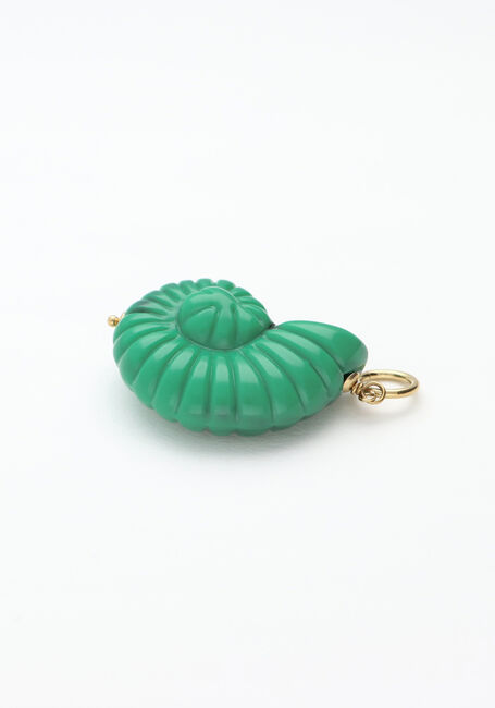 Gr&uuml;ne BONNIE STUDIOS Ohrringe GREEN SHELL BIG PENDANT - large