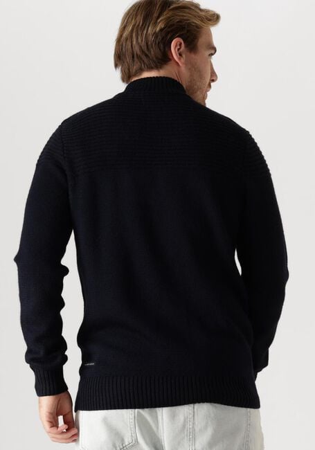 Dunkelblau BUTCHER OF BLUE Pullover MORRIS MOCK BTN - large