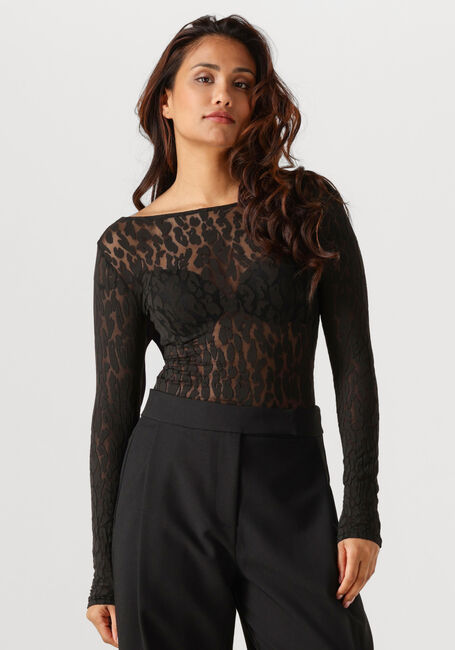 Schwarze WOLFORD Top LEO STRING BODY - large