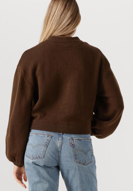 Braune MSCH COPENHAGEN Strickjacke MSCHZAFINA CARDIGAN - large
