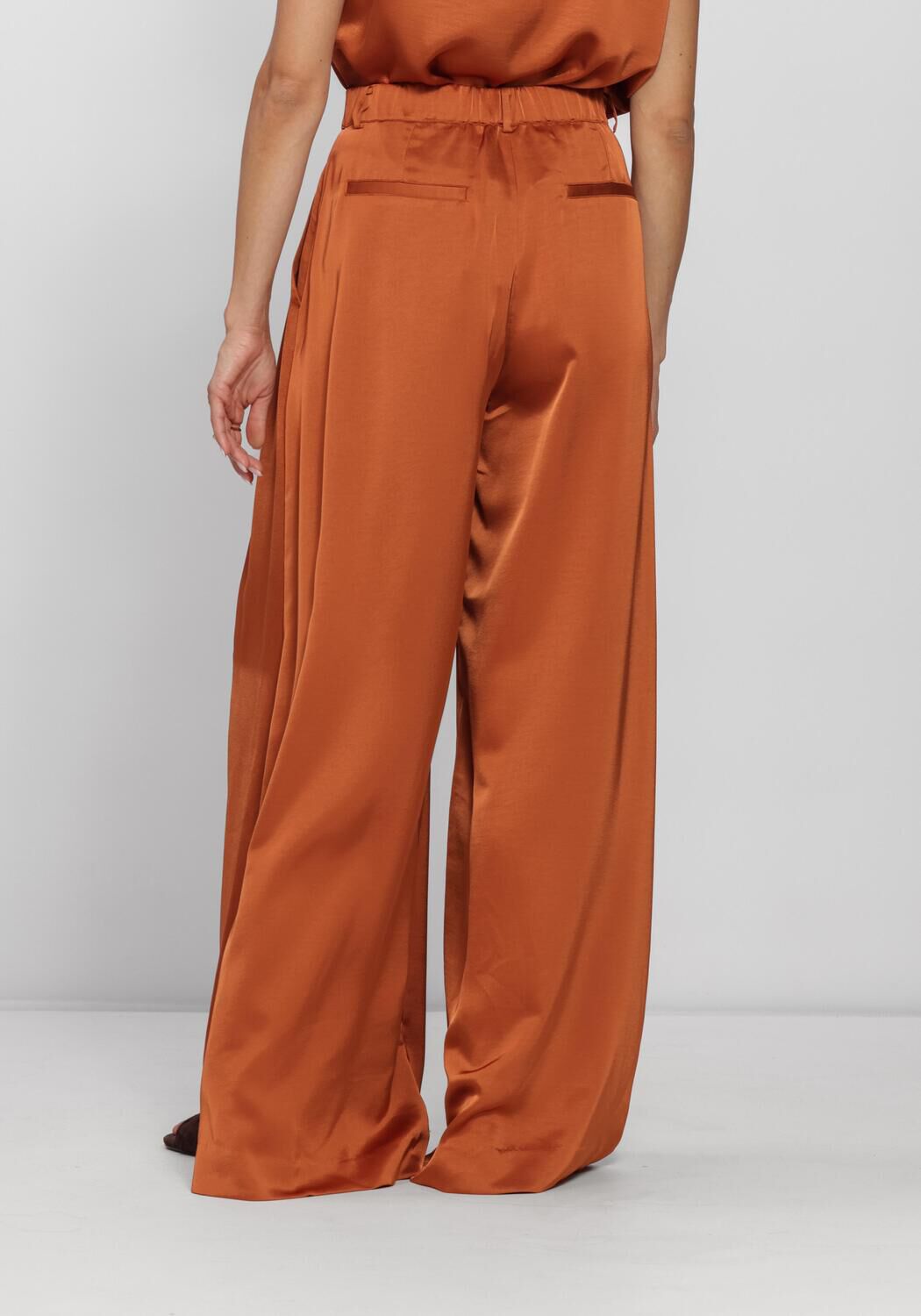 Orangene DANTE6 Hose DANTE6-ONIQUE WIDE LEG SATIN PANTS - large