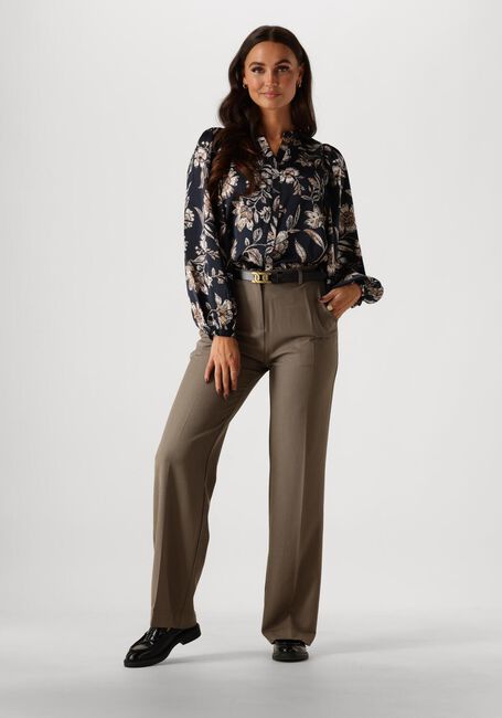 Dunkelblau NEO NOIR Blusen NANI CANVAS FLOWER BLOUSE - large
