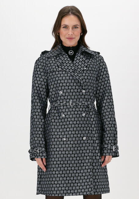 Schwarze MICHAEL KORS  MK LOGO JCRD ECO TRENCH - large