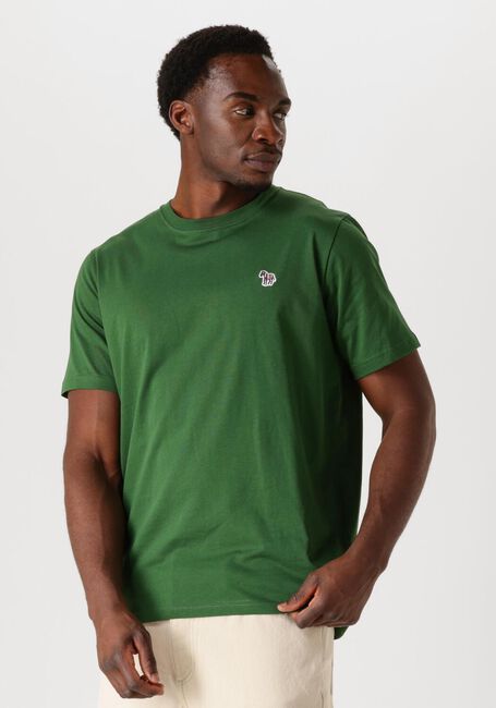 Grüne PS PAUL SMITH T-shirt MENS REG FIT T-SHIRT ZEBRA - large