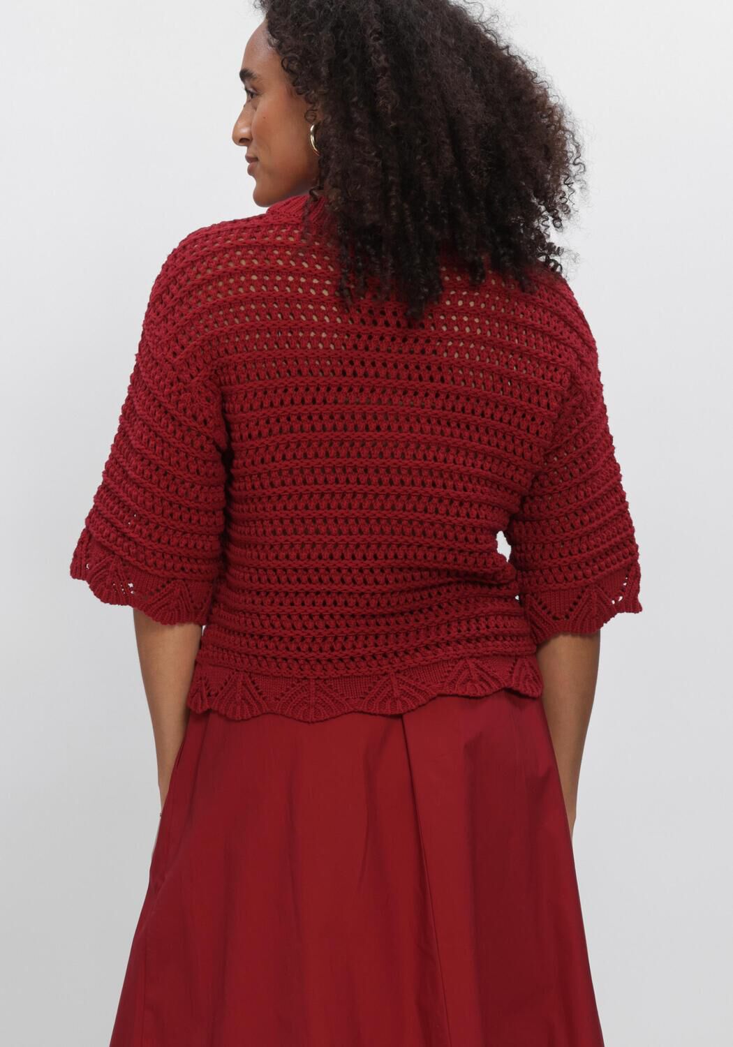 Rote MSCH COPENHAGEN Pullover MSCHTABITHA FAIRYN 2 4 PULLOVER - large
