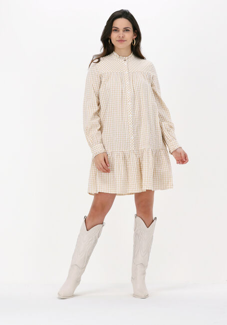 Beige Y.A.S. Minikleid YASFAWN LS SHIRT DRESS - large