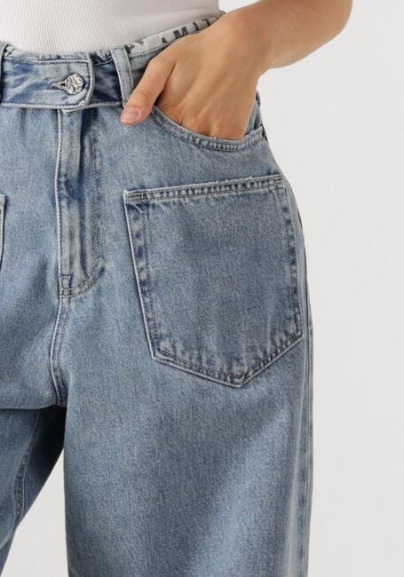 Blaue HAUTE L'AMITIÉ Wide jeans FLIP WAIST POCKET TALL JEANS - large