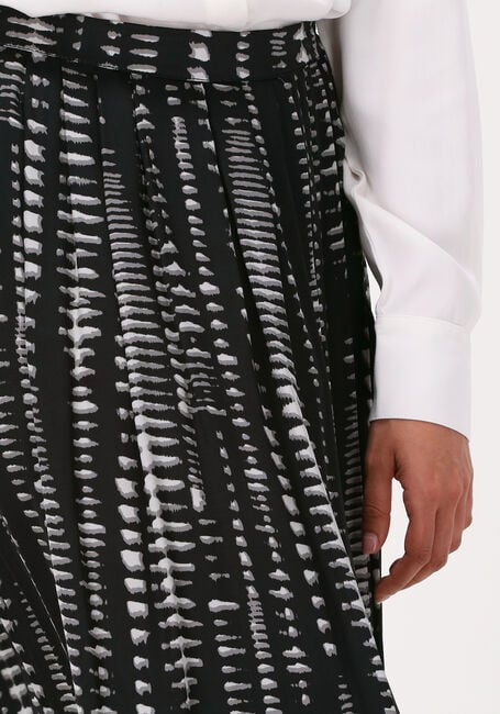 Schwarze SIMPLE Midirock WOVEN SKIRT - large