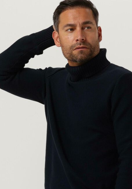 Dunkelblau SELECTED MEN Rollkragenpullover AXEL LS KNIT ROLL NECK - large