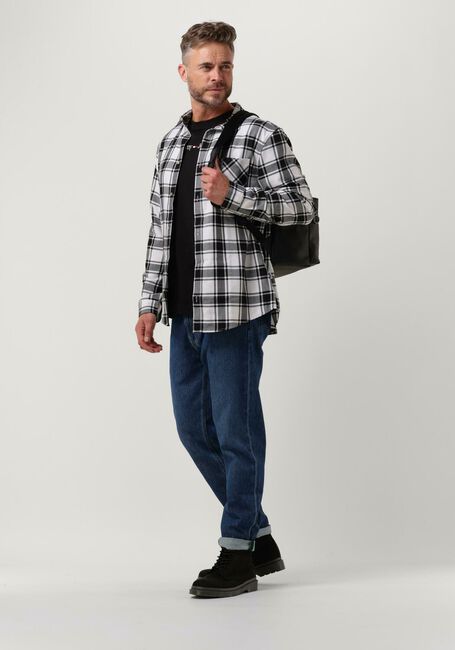 Weiße TOMMY JEANS Casual-Oberhemd TJM CHECK FLANNEL SHIRT - large