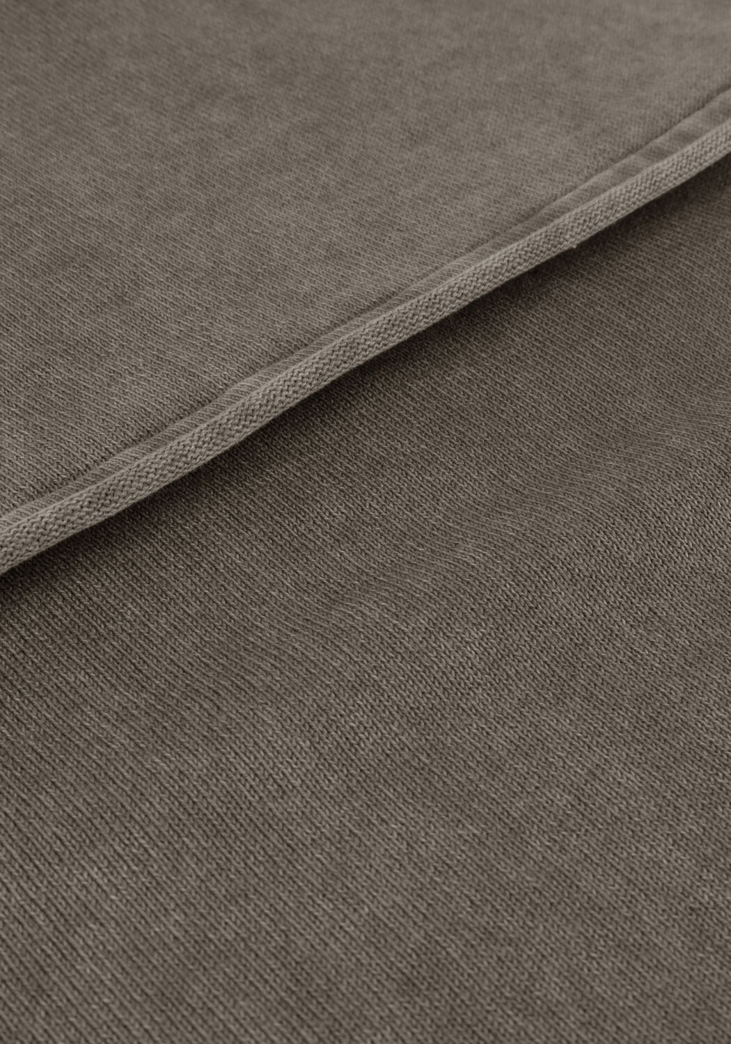 Olive PURE PATH Pullover FLAT KNITTED SHIRT WITH SMALL LOGO ON CHEST - large