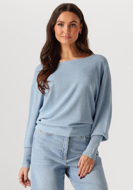 Blaue NUKUS Pullover BATWING PULLOVER LUREX - large
