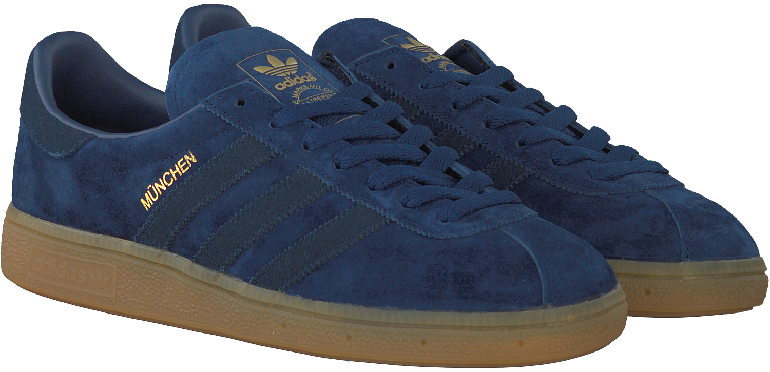 Blaue ADIDAS Sneaker MUNCHEN HEREN | Omoda Adidas Heren München Sneaker Blau, 38 EU: : Schuhe