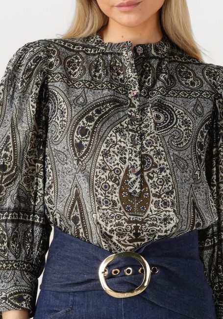 Schwarze ANTIK BATIK Blusen TAYA BLOUSE - large