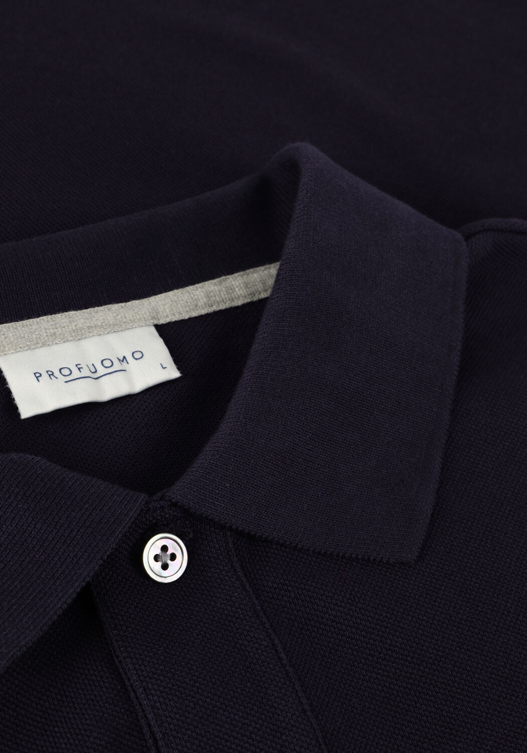 Dunkelblau PROFUOMO Polo-Shirt POLO SHORT SLEEVE - large